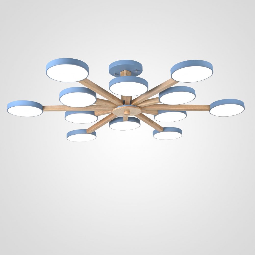 Люстра на штанге Imperiumloft TURNA Blue TURNA-B01