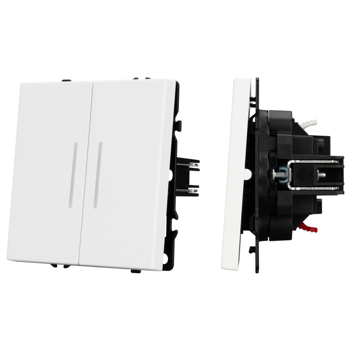 Выключатель двухклавишный без рамки Arlight SWT 054239