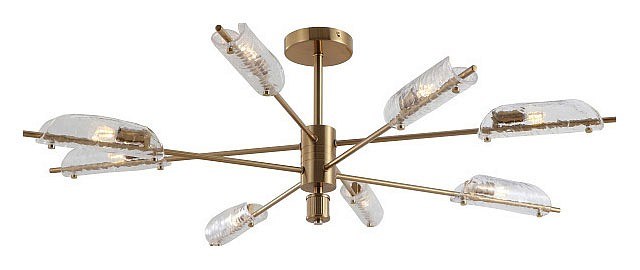 Люстра на штанге Freya Баррет FR5420CL-08BS