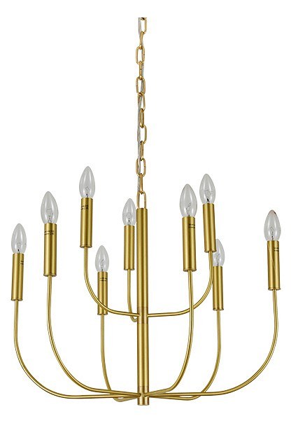 NEWPORT 34900 , Люстра , Brass D59*H46,7/150 cm E14 9*40W