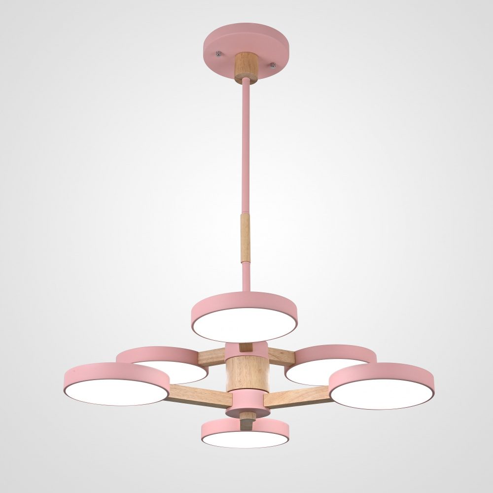 Люстра на штанге Imperiumloft TURNA Pink TURNA-DBL01
