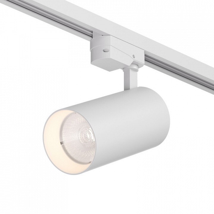 Трековый светильник SOLID KOPER, 155мм, d80, 220V, LED 3000K, 30W, IP20, белый, алюминий