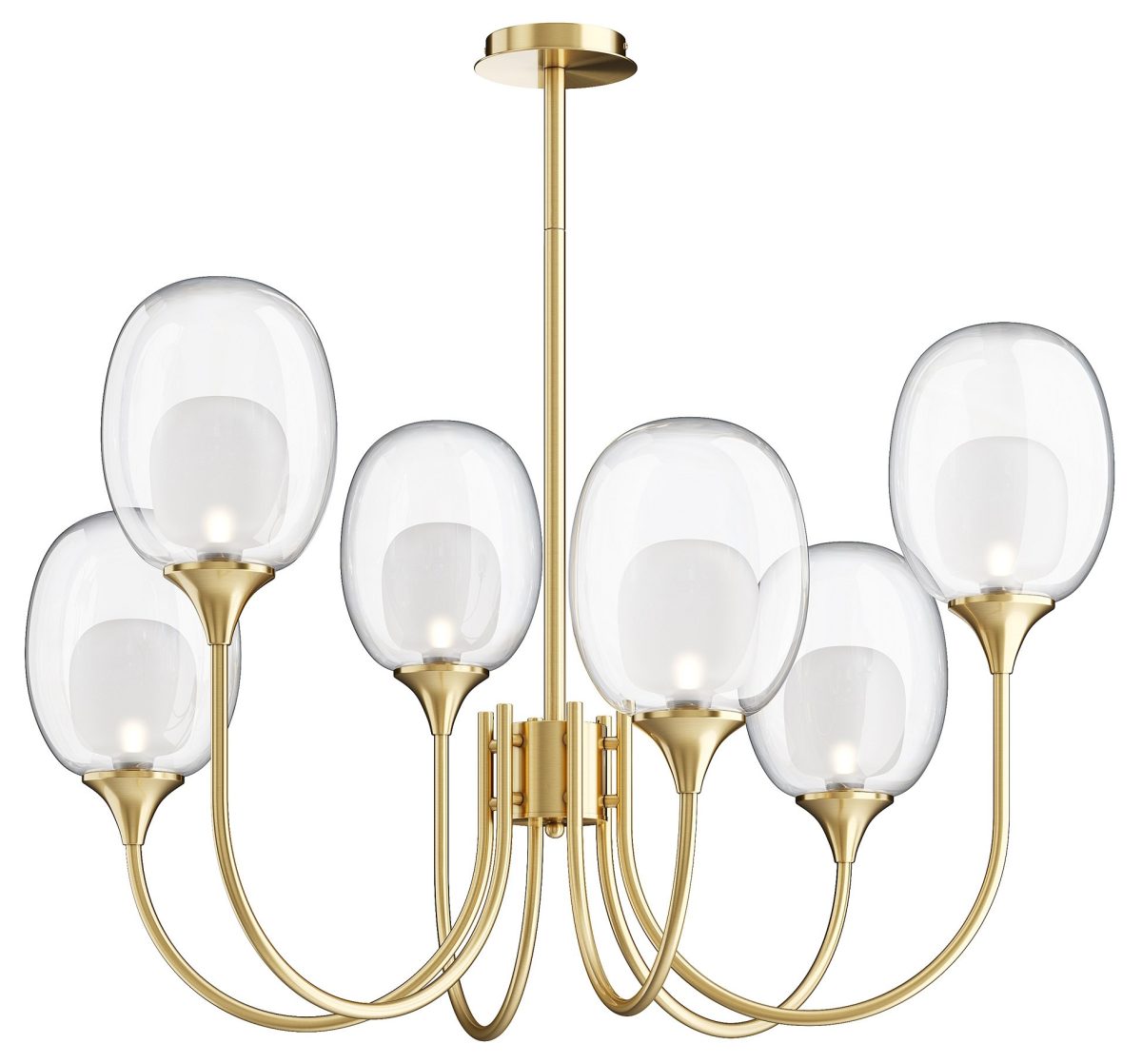 Люстра на штанге Maytoni Аура MOD016PL-06BS