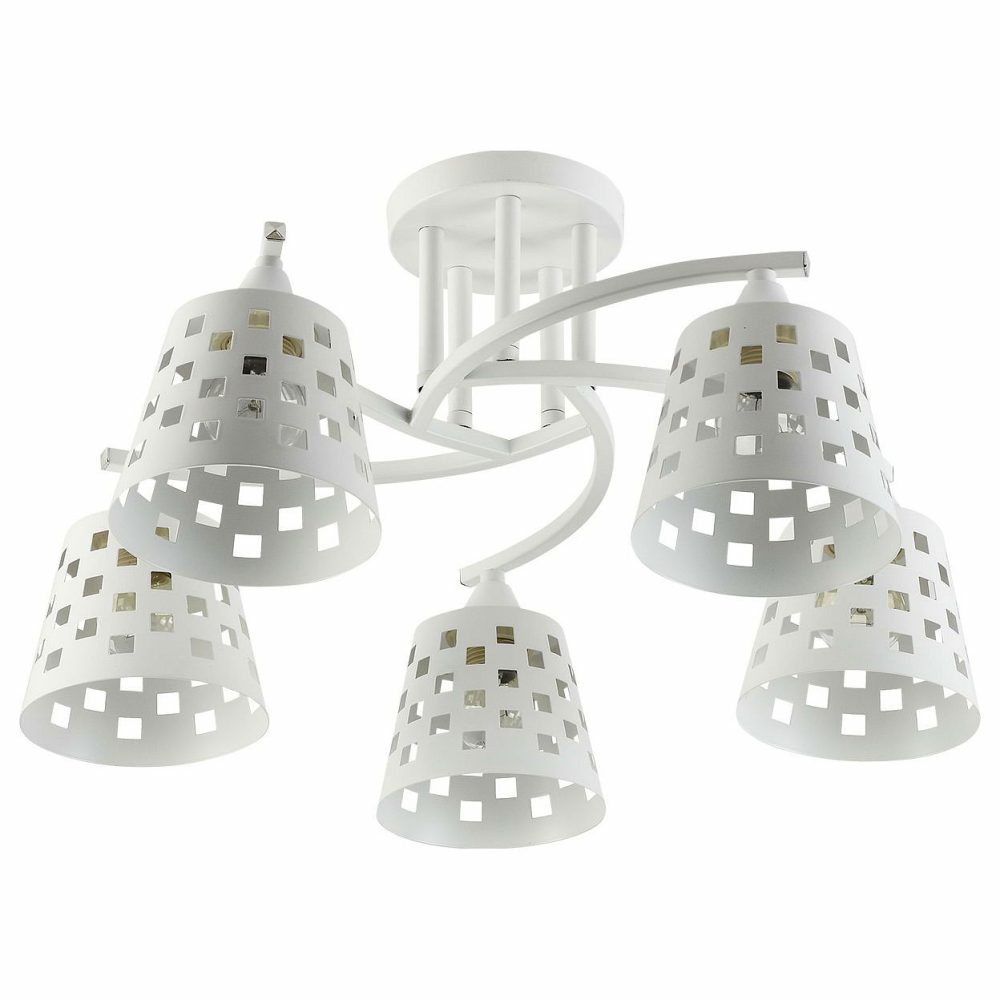 Потолочная люстра Reluce 01384 01384-0.3-05 WH+CR