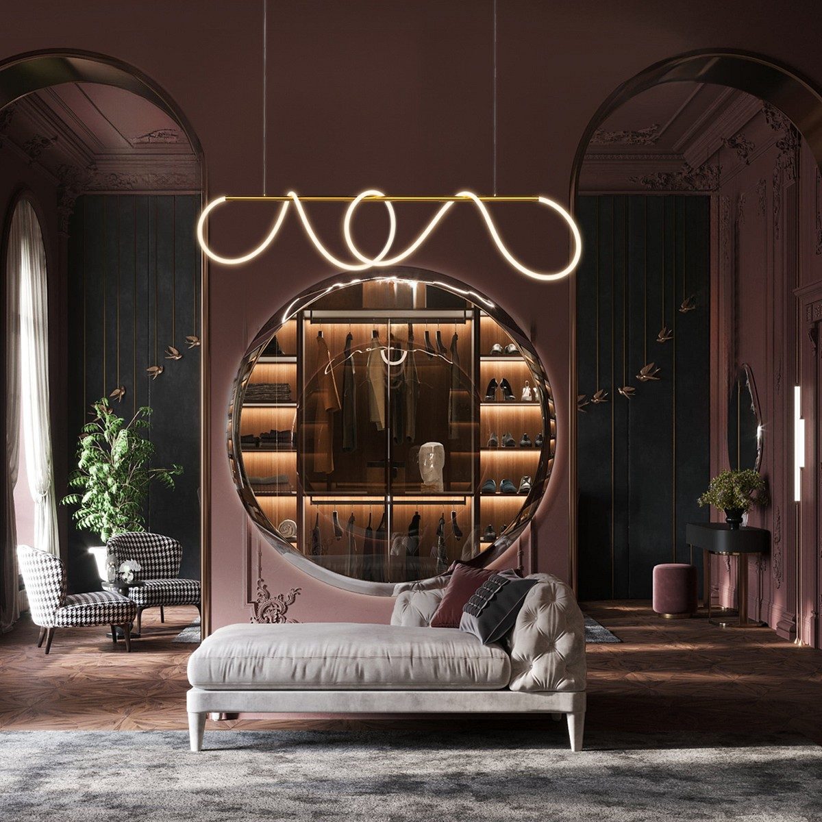 Подвесной светильник Loft it Thread 10388P/B Brass