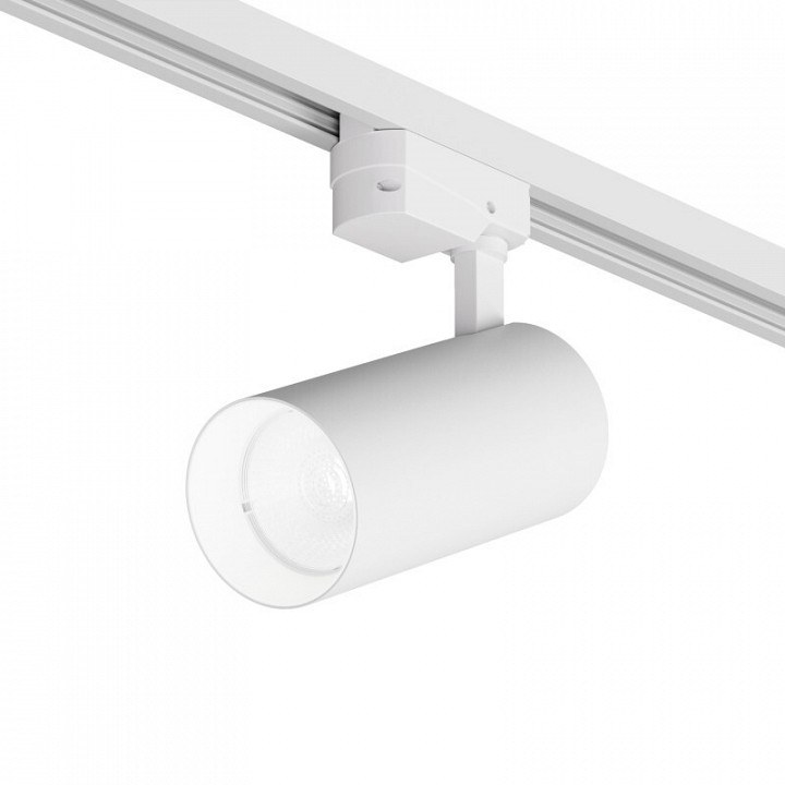 Трековый светильник SOLID KOPER, 145мм, d70, 220V, LED 4000K, 24W, IP20, белый, алюминий