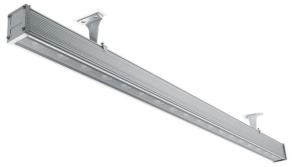 LL-892 Светодиодный линейный прожектор с DMX, 18LED RGB, 1000*40*48mm, 18W 24V, IP65