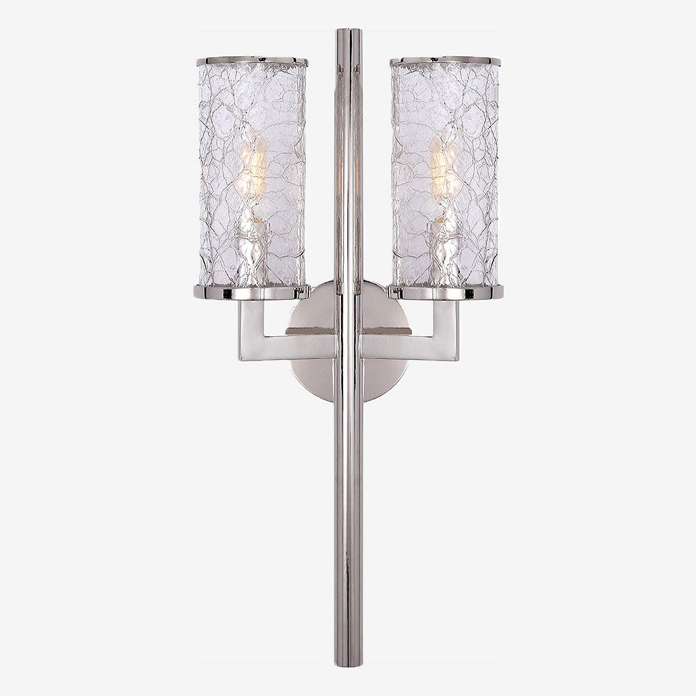 Бра LIAISON DOUBLE ARM SCONCE Хром арт
