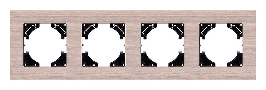 Рамка на 4 поста Kollinger Reflex AL RA4GD