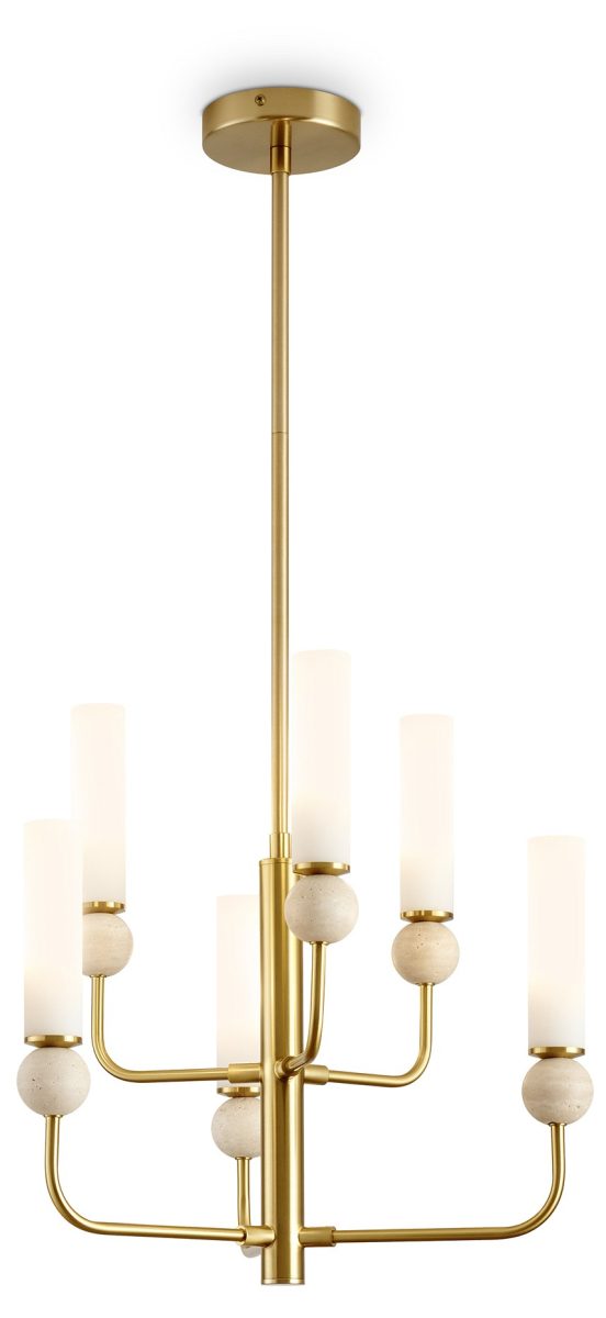 Люстра на штанге Freya Солнечное пятно FR5482CL-06BS1