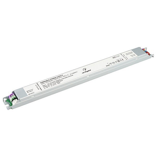 Блок питания ARV-UH24080-LONG-PFC-DALI-A (24V, 3.4A, 80W) (Arlight, IP20 Металл, 7 лет)