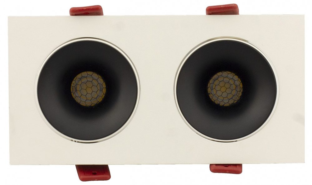 Встраиваемый светильник AM-Group AM480 AM480-2 BK+WH 15,4W