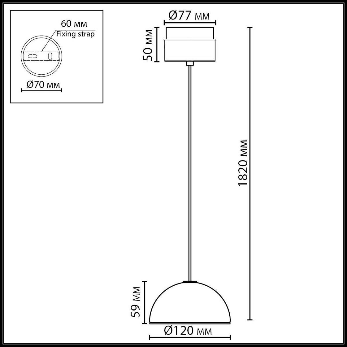 Подвесной светильник Odeon Light L-VISION 5453/6L