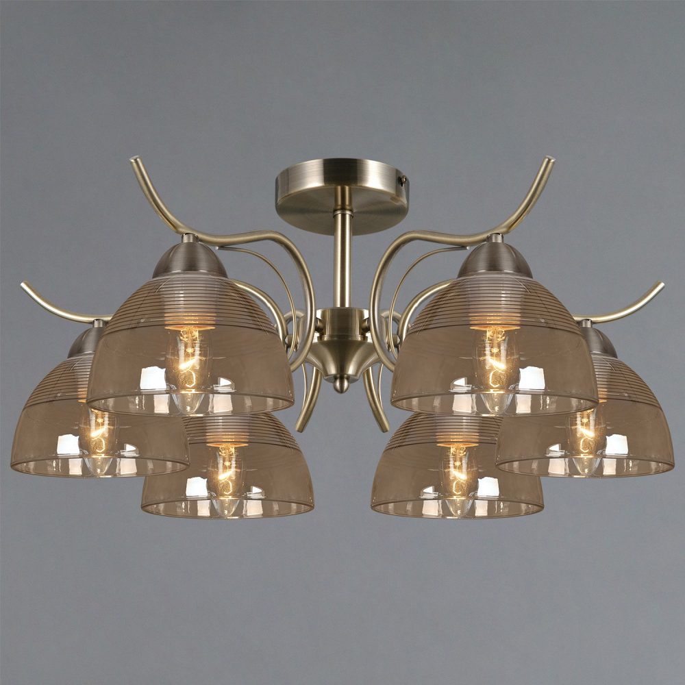 Люстра на штанге ILLUMICO AREZZO IL0733-6CSQ-25 AB AREZZO