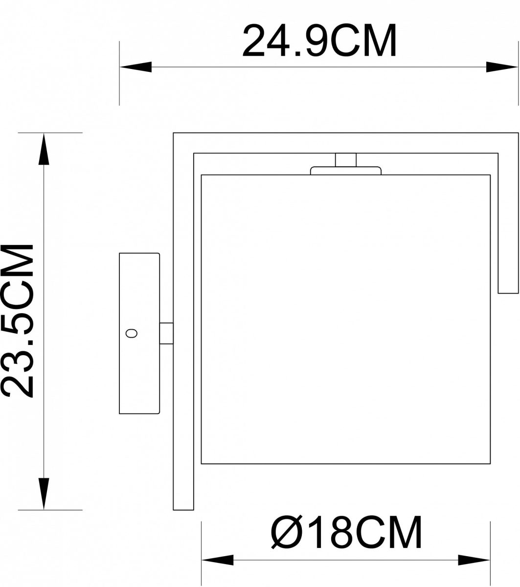 Бра Arte Lamp Aperol A5031AP-1PB