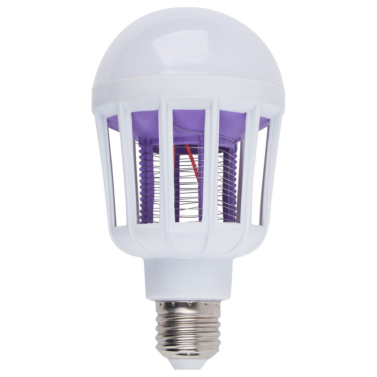LED-А75-10W/6500К/E27/FR/MKL Лампа-ловушка светодиодная для летающих насекомых, матовая. 2 режима: 6500K+UV и UV. TM Volpe