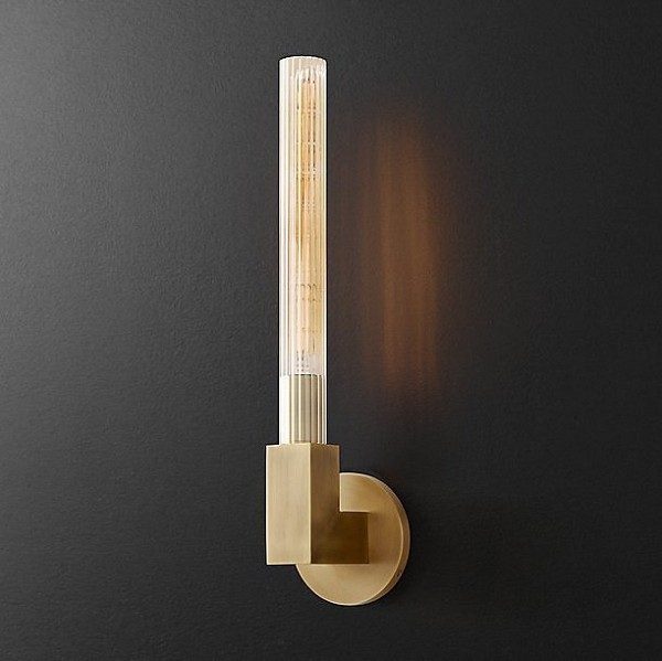 Бра RH CANNELLE wall lamp SINGLE Sconces арт
