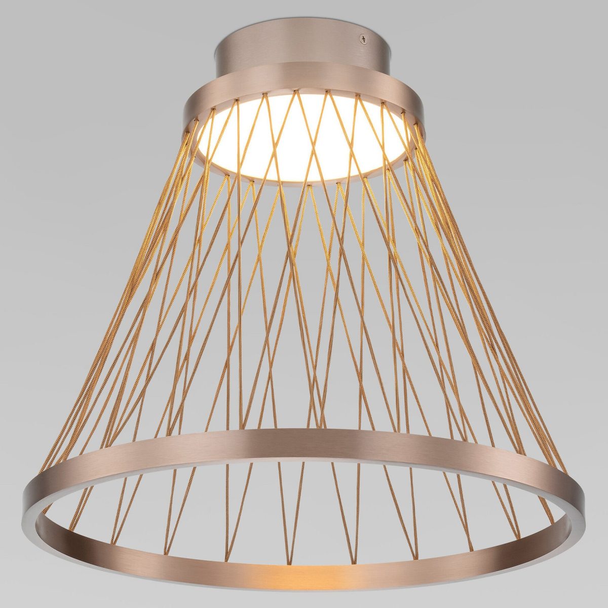 Накладной светильник Eurosvet Cesta 40018/1 LED коричневый