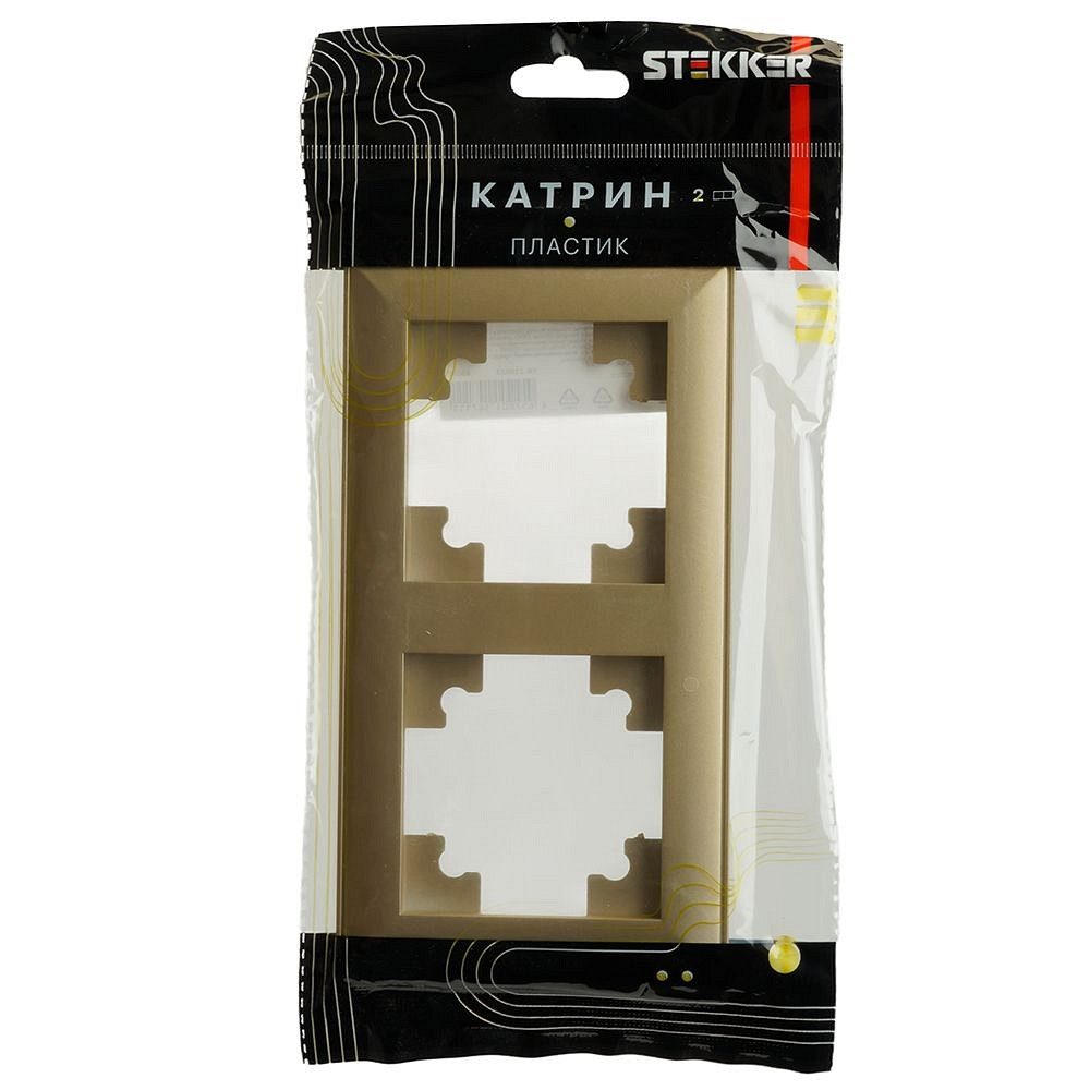 Рамка на 2 поста Stekker Катрин 49607