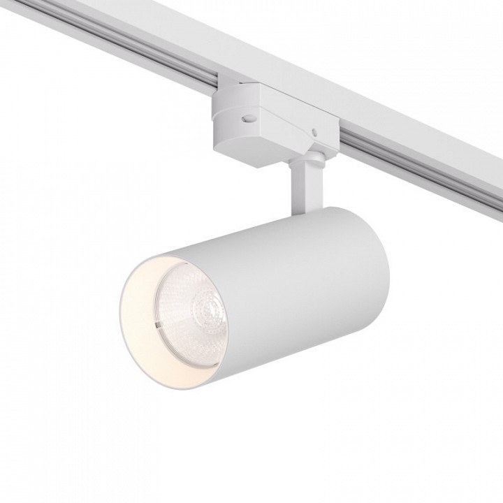 Трековый светильник SOLID KOPER, 145мм, d70, 220V, LED 3000K, 24W, IP20, белый, алюминий
