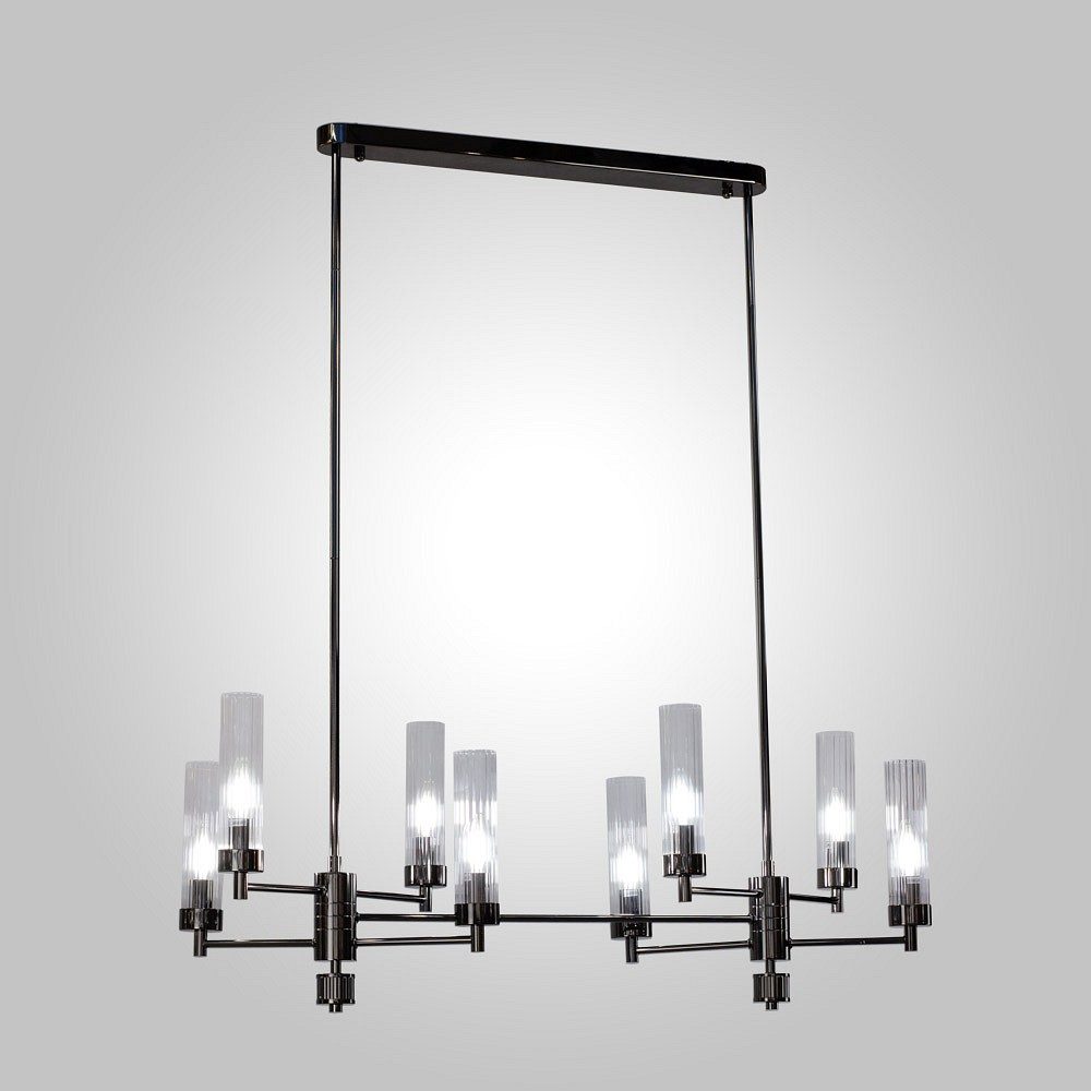 Люстра на штанге AM-Group INDIGO INDIGO SPL8 PEARL BLACK