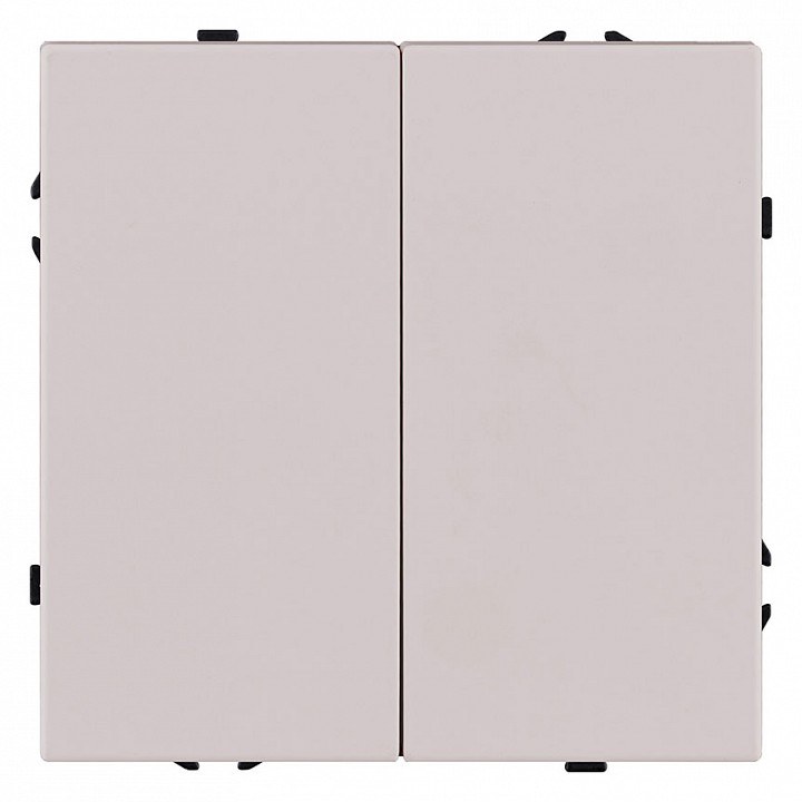 Выключатель двухклавишный без рамки Kollinger Eclipse EC-004CM