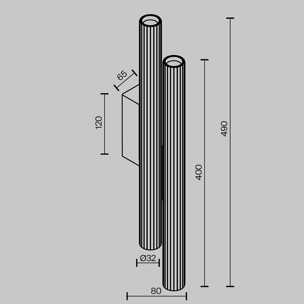 Бра Maytoni Technical Калипсо C082WL-24W2.7K-W