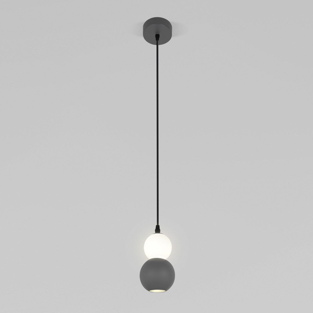 Подвесная люстра Eurosvet Polar 50250/1 LED серый