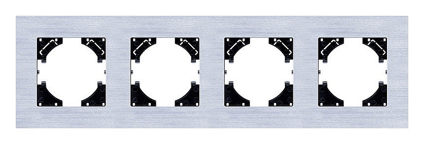 Рамка на 4 поста Kollinger Reflex AL RA4SR