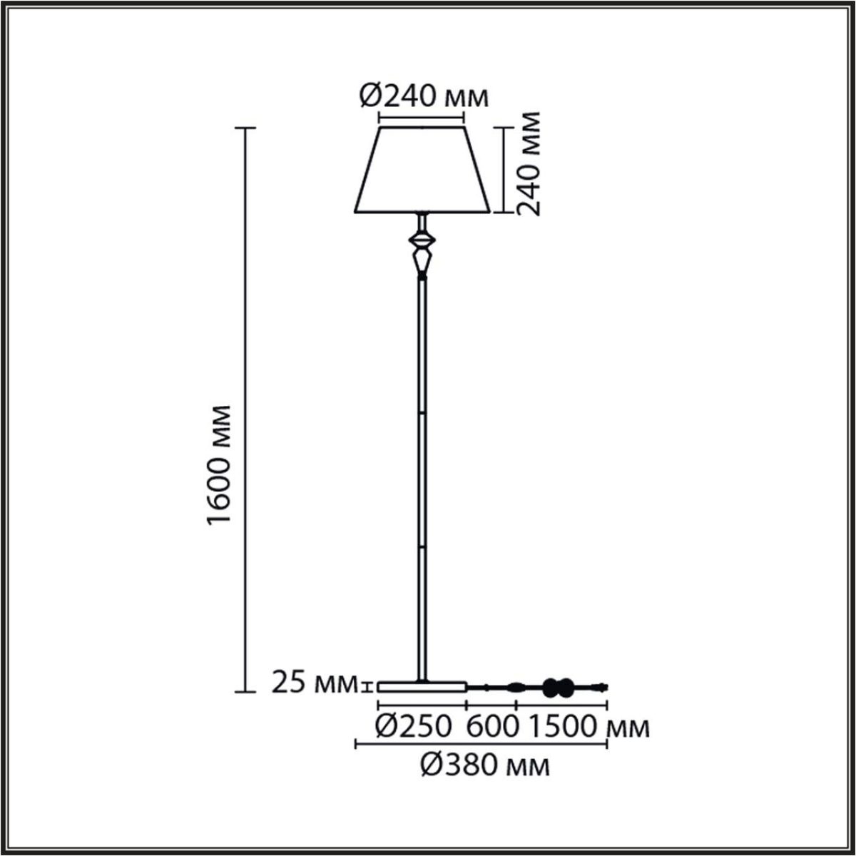 Торшер Lumion VERMONT 8275/1F