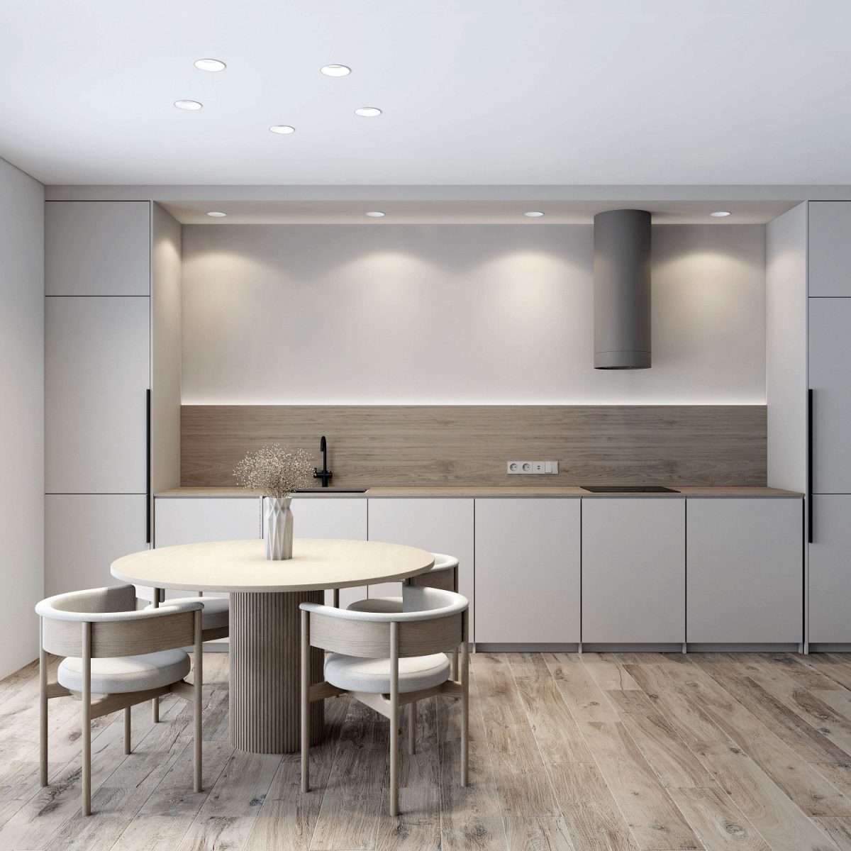 Встраиваемый светильник Denkirs TRIM DK2450-WH