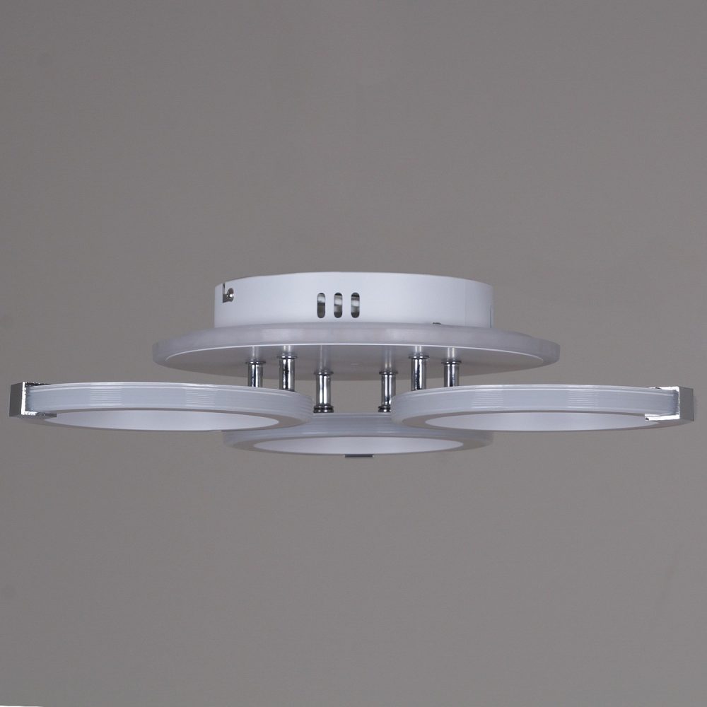 Потолочная люстра Reluce 06319 06319-3.3-03 WH+CR (RGB)