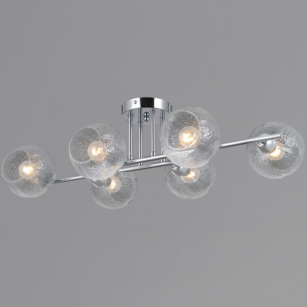 Потолочная люстра ILLUMICO ARIES IL0701-6CSQ-24 CR ARIES