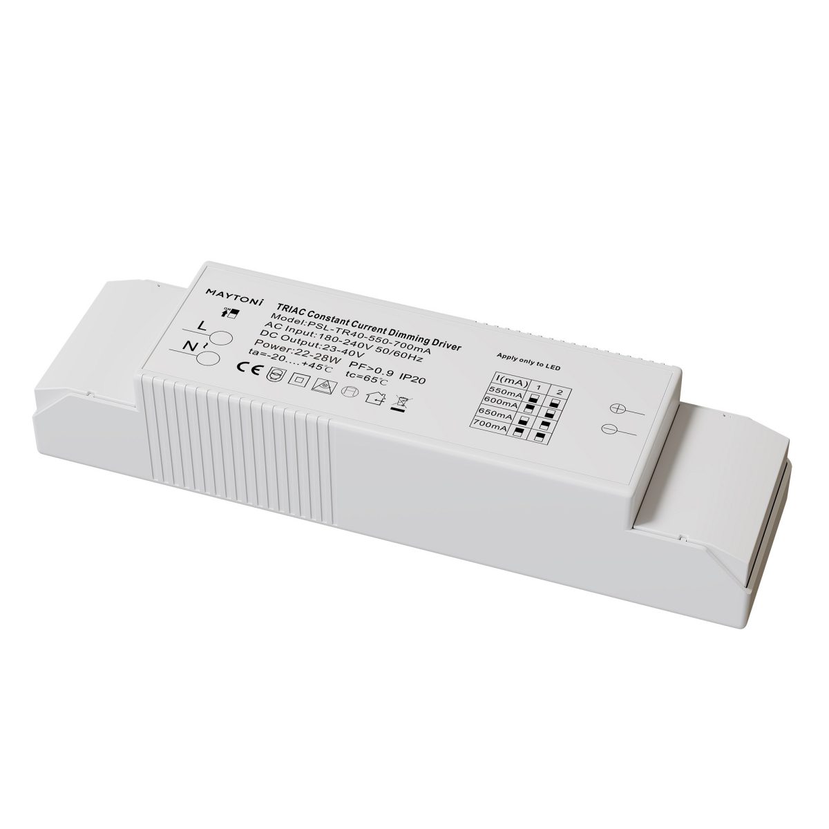 Блок питания Maytoni Lighting control Источники тока PSL-TR40-550-700mA