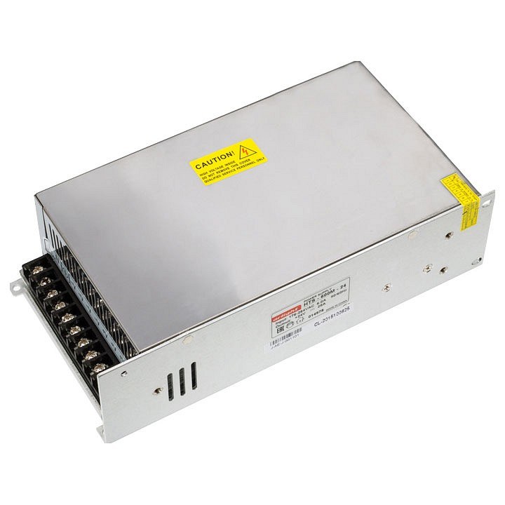 Блок питания HTS-600M-24 (24V, 25A, 600W) (Arlight, IP20 Сетка, 3 года)