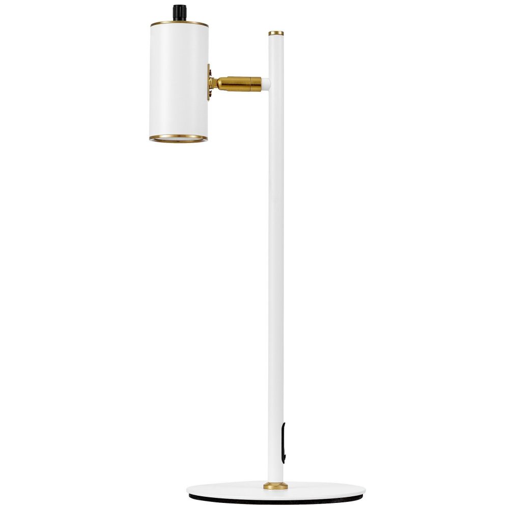 Настольная лампа офисная LUMINA DECO MIRRA LDT 7731-1 WT+MD