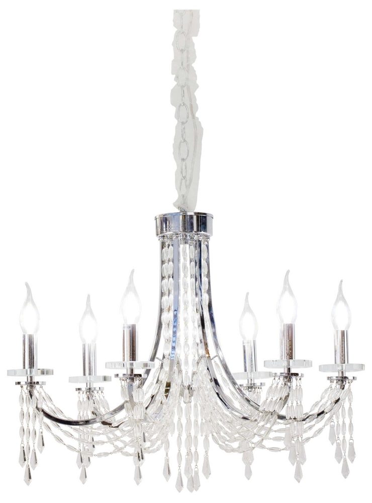 Подвесная люстра AM-Group VIORE VIORE SP6 Chrome