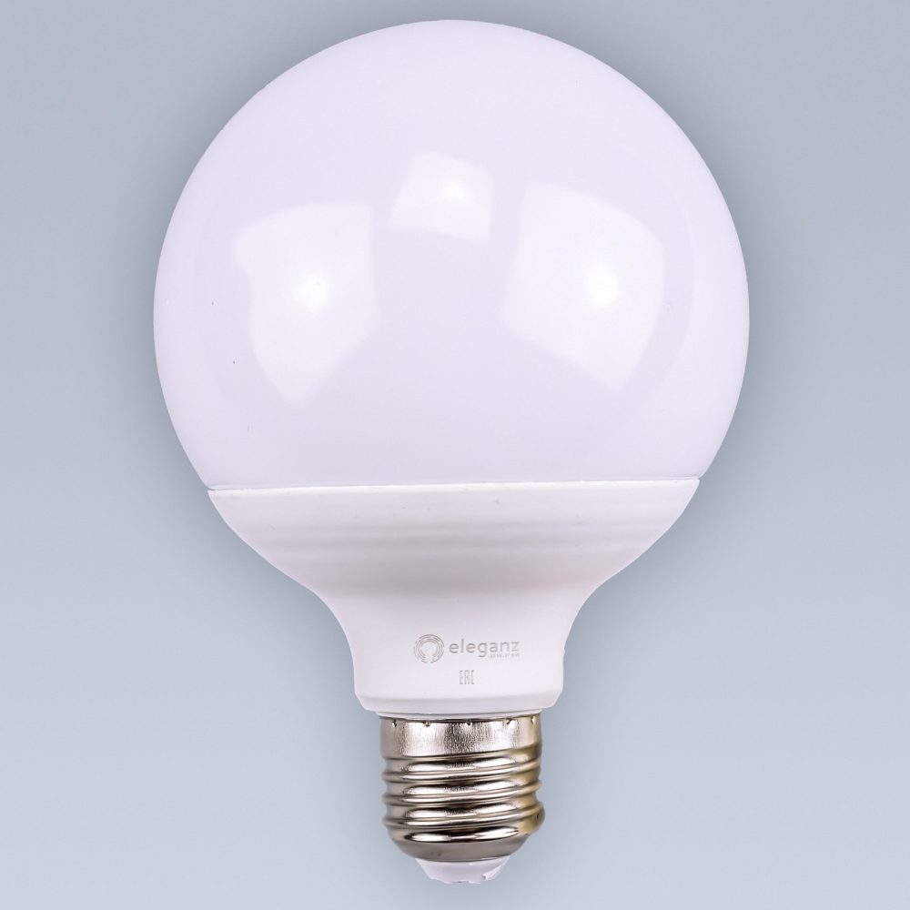 Е27 Шар матовый 16W G95 теплая 3000К Светодиодная лампа 220V