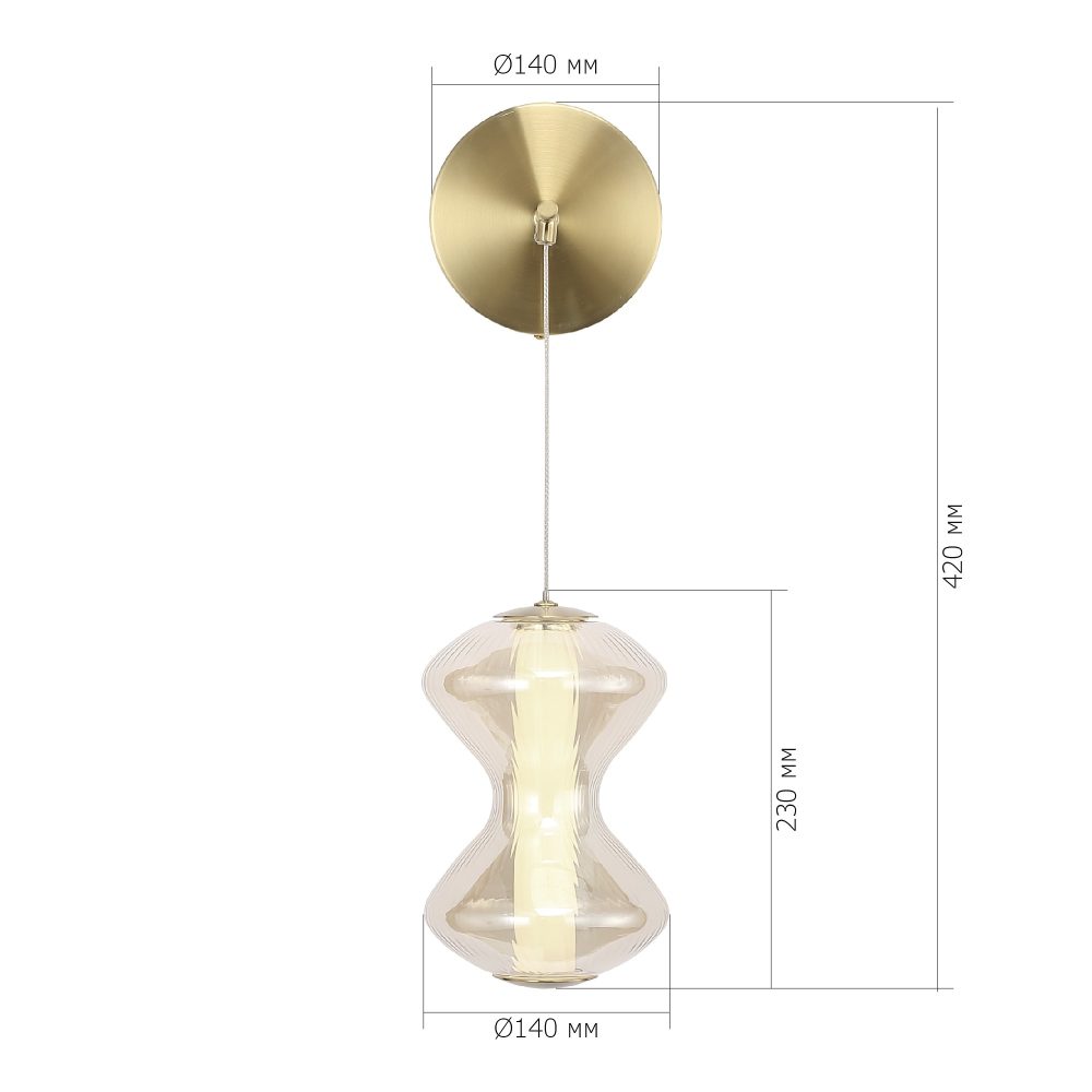 Бра ST-Luce SPINE SL6136.201.01