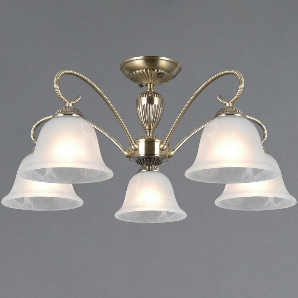 Люстра на штанге ILLUMICO AREZZO IL0696-5ASQ-25 AB AREZZO