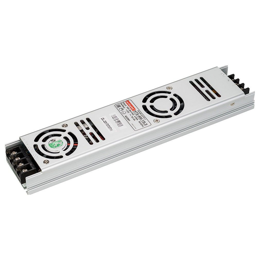 Блок питания HTS-400-12-LS (12V, 33.4A, 400W) (Arlight, IP20 Сетка, 3 года)