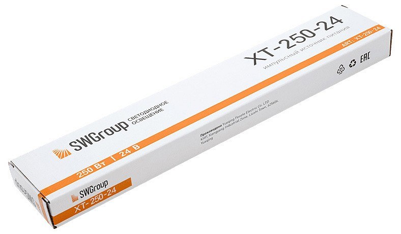 Ультратонкий блок питания в металлическом корпусе, IP20, 250W, 24V