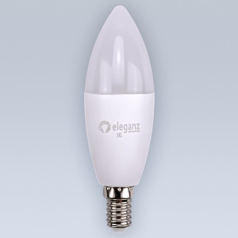 Е14 Свеча матовая 9W теплая 3000К Светодиодная лампа 220V