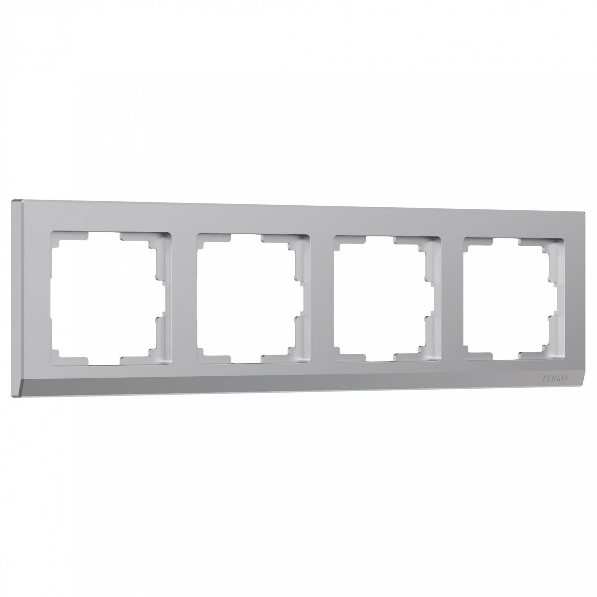 Рамка на 4 поста Werkel Stark (серебряный) W0041806