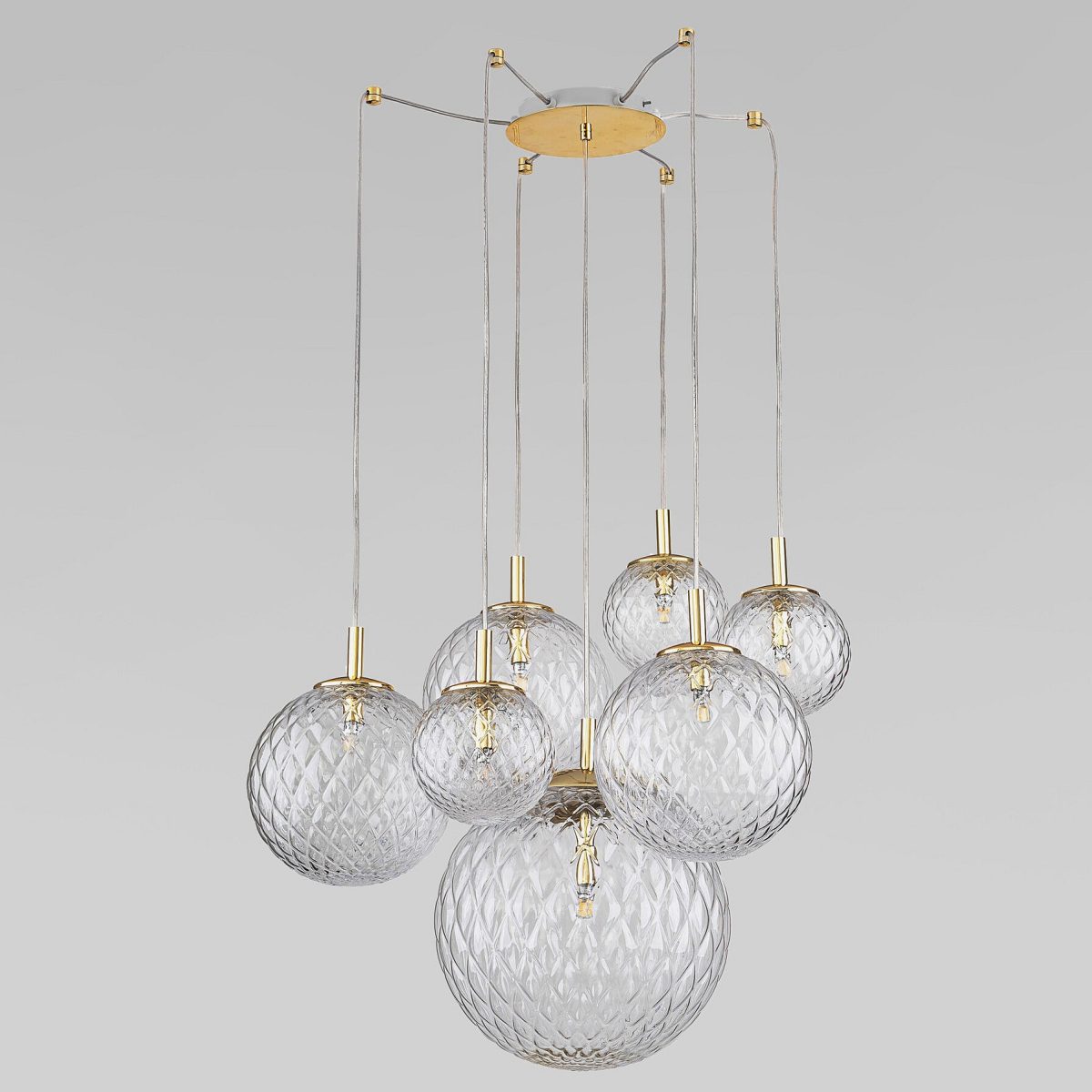 Подвесная люстра TK Lighting Cadix 4608 Cadix Gold