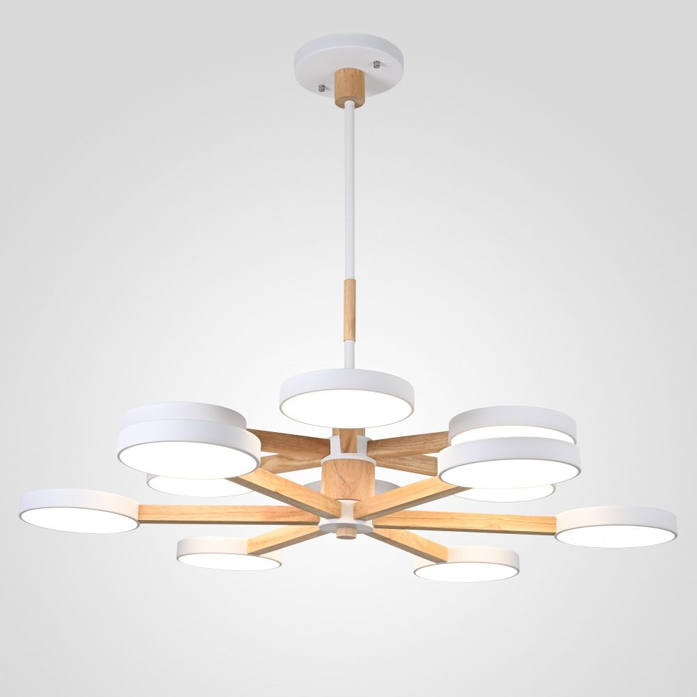 Люстра на штанге Imperiumloft TURNA White TURNA-DBL01