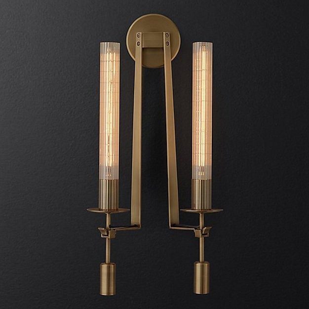 Бра RH FONTANELLE DOUBLE WALL LAMP арт