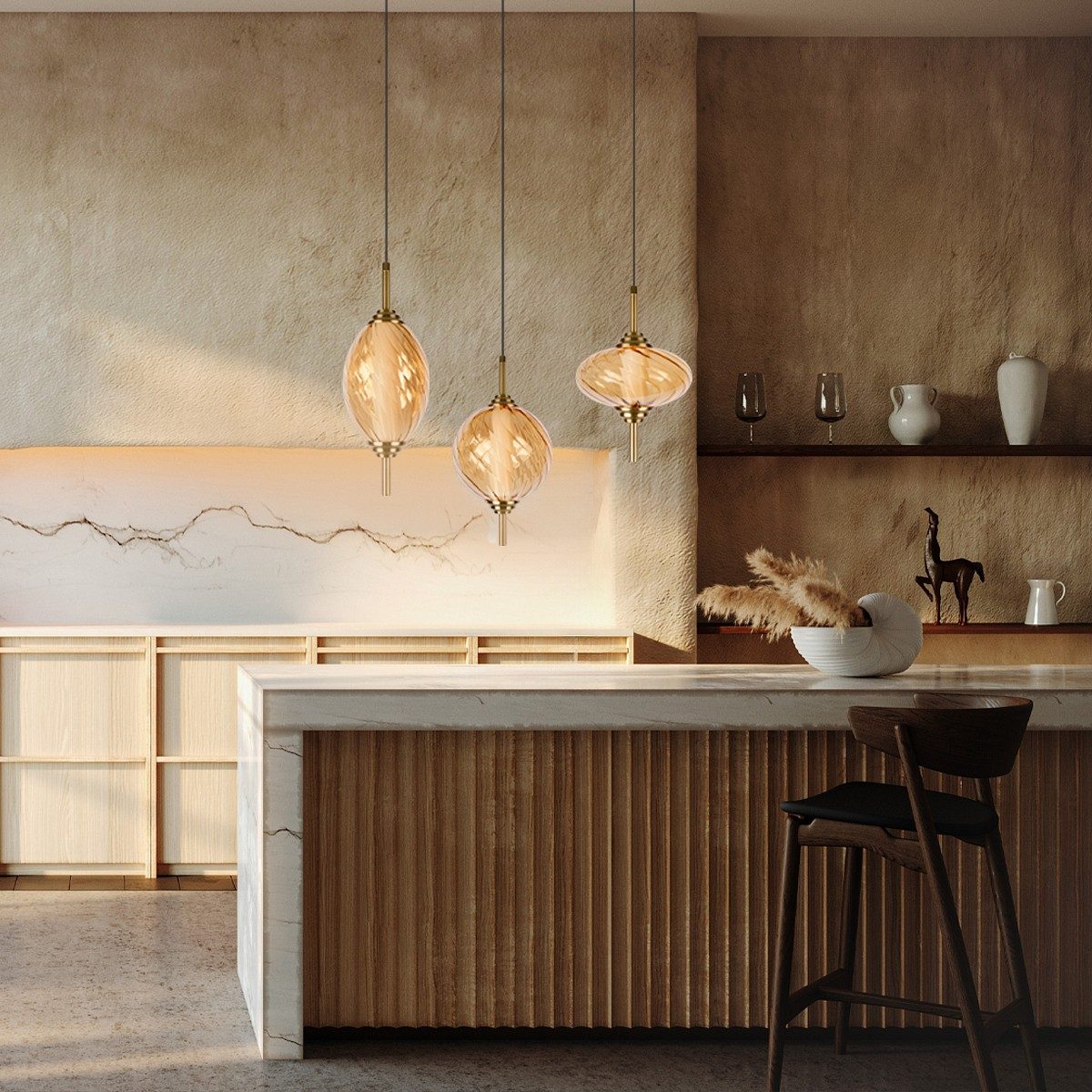 Подвесной светильник Loft it Helix 10421/C Amber