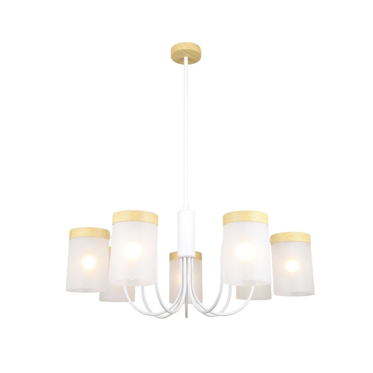 Люстра на штанге Escada Harmony 1172/7P White