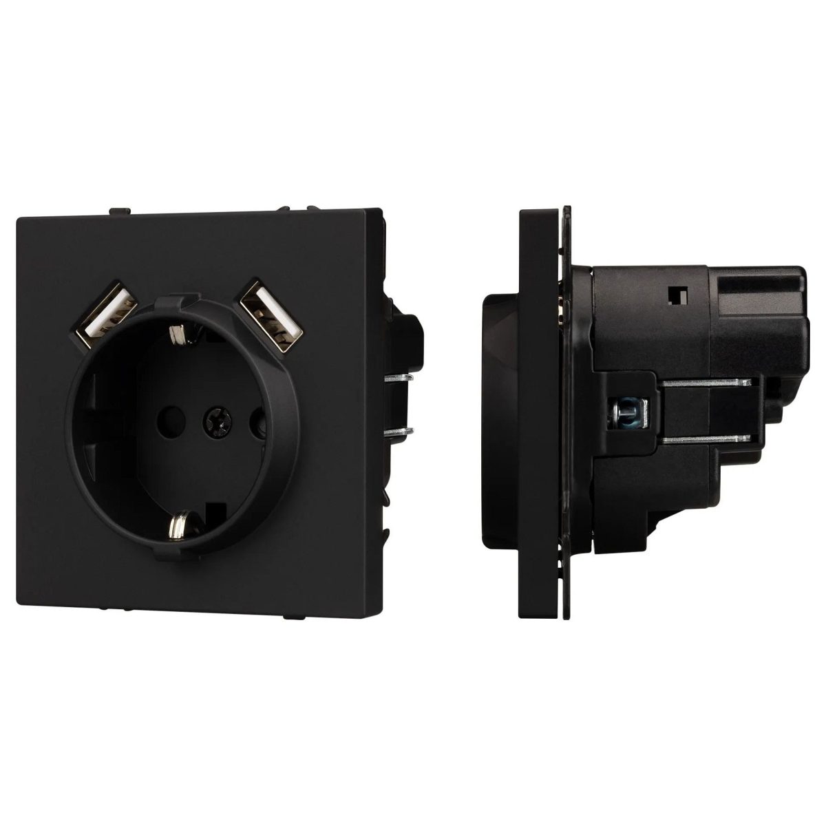 Розетка с заземлением и 2хUSB type A, без рамки Arlight SCT 054289